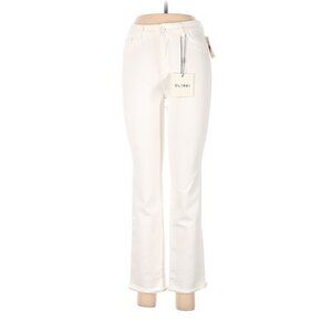 DL1961 Jeans Mid Rise Straight leg Ankle White Women Size 27